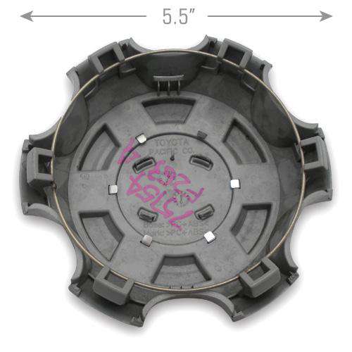 Genuine Toyota 17" 6-Spoke Wheel Center Cap – 2023 4Runner, Flat Bronze, QTY 1, OEM Japan