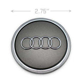 Audi A3 A4 A5 A6 A7 A8 Q3 Q5 Q7 R8 RS4 RS5 RS7 S4 S5 S6 S7 S8 TT All Road 02-16 Center Cap - Centercaps.net