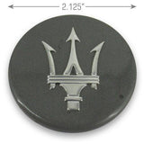 Mazerati Dark Grey Center Cap - Centercaps.net