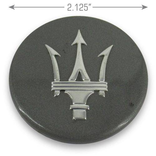 Mazerati Dark Grey Center Cap - Centercaps.net