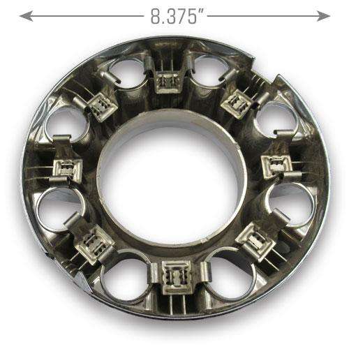 thumbnail interactive-video image 1 of 2-Pack Front Wheel Center Caps For 1994-1997 Ford F250/F350 Super Duty 4x4 - Open Design 1 of 12