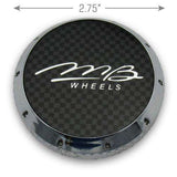 MB Wheels C-228-3 Center Cap - Centercaps.net