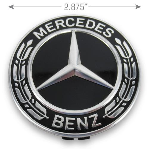 Mercedes Benz C CL CLA CLS E GLA GLC GCE GLS Sprinter 1500 2500 2011-2022 A 222 400 22 00 Black Center Cap