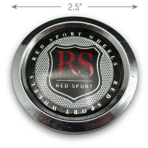 Red Sport Wheel CCVE65-1P Center Cap