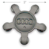 Audi Center Cap A3 Q5 S3 SQ5 09, 10, 11, 12, 13, 14, 15, 16 Part Number 8R06011165  58832  